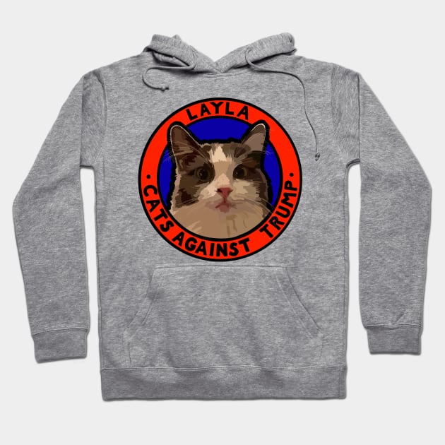 CATS AGAINST TRUMP - LAYLA Hoodie by SignsOfResistance